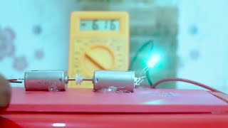 How to make Generator with two dc motor