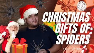 Christmas Gifts of Spiders  // Paul Vs Spider