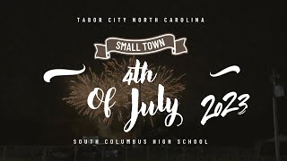 Small Town 4th Of July Fireworks Show In Tabor City, Nc