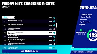 How I got carried to 23rd in bragging rights (fortnite mobile)