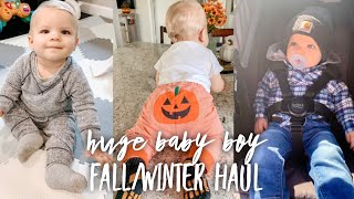 HUGE Baby Boy Fall and Winter Clothing Haul |  Target, Carter’s, Amazon, Walmart & More! | Vlog