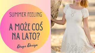 #61 Sukienka 👗 Summer Feeling od Drops Design. Projekt na lato.