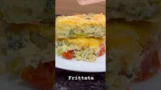 Frittata 👌 #eggs #cottagecheese #broccoli #cherrytomatoes #cheese #frittata #healthyfood