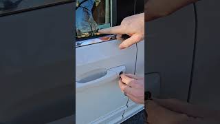 Use the secret key to get into your locked car if the battery in your key fob dies. #diy