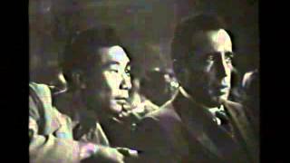 What Japanese movie is Bogart watching?