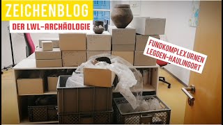 Archäologisches Zeichnen: Fundkomplex Urnen Legden-Haulingort (Teil 1)