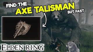 How to get the AXE TALISMAN in Elden Ring - Exact Map Location - Fast Guides - Find Rare Items