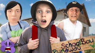 Сбежал от ЗЛОГО ПАПЫ и КОШКИ в SCHOOLBOY RUNAWAY в РЕАЛЬНОЙ ЖИЗНИ !