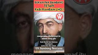 BUKAN PAK BAMBANG. TETAPI RABI RAMBAM LHO!#kotbah #bambang #esrasoru #gbi #gsjs #katolik #katolik