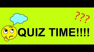 GENERAL KNOWLEDGE QUIZ!!  First ever quiz on the channel, come and have a go!! (READ DESCRIPTION!)