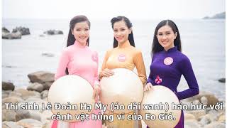 Thí sinh Hoa hậu Việt Nam ngỡ ngàng với Eo Gió hùng vĩ ngoài đời thực