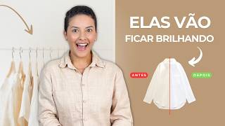 COMO CUIDAR DE ROUPAS BRANCAS?