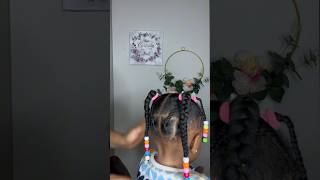 Easy and cute Hairstyle for Kids with short hair #shortnaturalhairstyles #hairstyle #viral #shorts