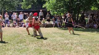 Gladigathering Römerkastell Saalburg - Hoplomachus gegen Thraex 2