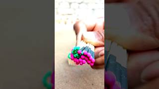 Matchstick Amazing Experiment😱 Diwali Crackers Reaction #shorts