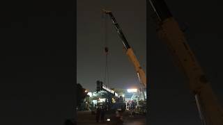 A Big Cran Head joins to another one. #shorts #crane #giant #viral  #machinery #trending #musaffah