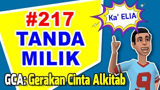 GCA: Gerakan Cinta Alkitab | #217 TANDA MILIK