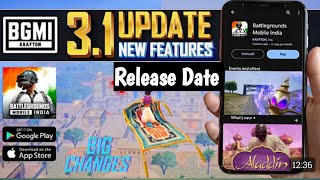 BGMI 3.1 NEW UPDATE AND RELEASE DATE:-  New Chenge And New Future & More Chenge...!!!