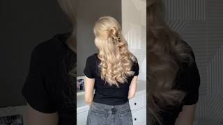 Easy hairstyle for school for 5 minutes 💕 #hairstyle #hairtutorial #haircare #hairtransformation