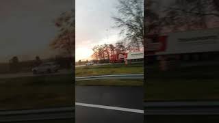 Sunrise: sepanjang jalan di pagi hari bagus banget Zwolle