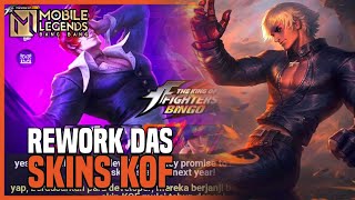 REWORK NAS SKINS KOF VINDO!! SKIN BARATS, GRANGER E MAIS NOTÍCIAS... | MLBB