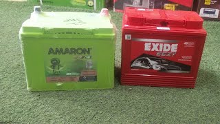 AMARON AND EXIDE bolero pickup Ki battery