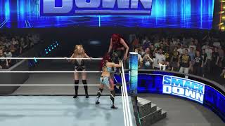 WWE2K24 DAMAGE CTRL VS ALBA FIRE AND ISLA DAWN WWE WOMANS TAG TEAM TITLE MATCH