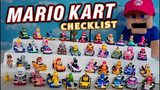 Mario Kart 8 Hot Wheels Racers Character Checklist! 2018-2023