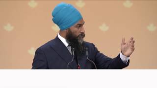 Jagmeet Singh, Chef du NPD au Congrès national du SCFP 2019