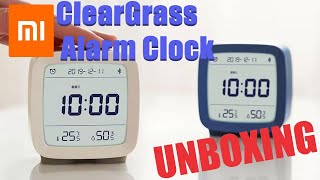 Xiaomi Mijia ClearGrass Alarm Clock - UNBOXING + hands on (by Banggood)