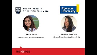 Webinar: Live Chat with Admissions - Ryerson University & The University of British Columbia