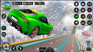 Crazy GT Stunt Car Extreme 3D - Mega Ramp Sports Car Racing Simulator : Android GamePlay #4