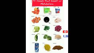 15 foods that boost ur metabolism