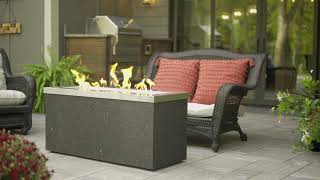 Stainless Steel Key Largo Gas Fire Pit Table