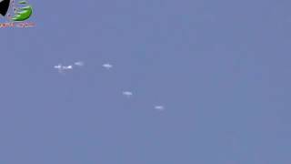 Russian cargo plane flying over Northern Homs with 4 warplanes - NEWS