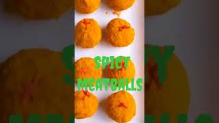 Spicy Meatballs #shorts #meatballs #spicy