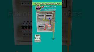 Three phase distribution box Animation #funoftechnologies #animation