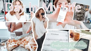 Productive Home Day Vlog ♡ Work from Home, Fitness Jourmey, Cleaning!