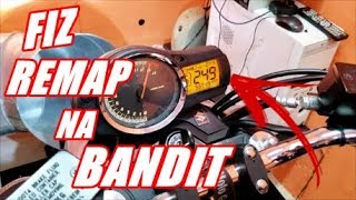 REMAPEAMENTO NA BANDIT AGORA VAI 250 KM -JWO120KM