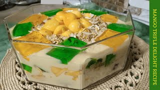 Mango Trifle Recipe / Mango Dessert / Summer Fruits Trifle /Custard Trifle Recipe / Sheena's Kitchen