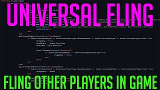 ROBLOX UNIVERSAL FLING SCRIPT SEPTEMBER 2024 - FLING OTHER PLAYERS MANY GAMES SUPPORTED