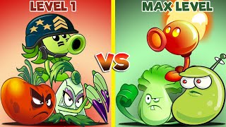 PvZ 2 Team Level 1 Vs Team Max Level-That Team Plant Will Win?