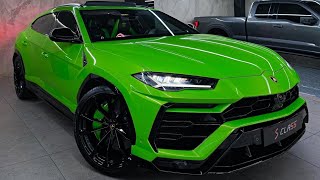 Launch नई 💥2023 Lamborghini URUS - Green Exotic Wild SUV! #car #carreview