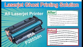 How to Fix HP LaserJet Ghost/Shadow Printing (Double Printing) 2055dn