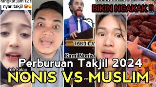 Bikin ngakak !! War Takjil Nonis vs Muslim