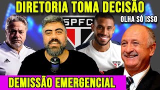 DEMISSÃO GARANTIDA! SPFC TEM TROCA DE TÉCNICO DECIDIDA AGORA!