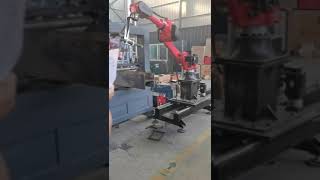 H beam cutting beveling robot