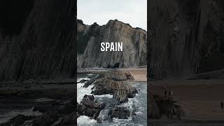 Hidden Rock Beach in Spain.🪨🌊 #shorts #viral #spain