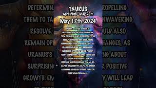 May 17th, 2024 #TaurusHoroscope #dailyhoroscope  #dailyastrologyhoroscope #zodiac  #zodiacuniverse