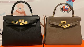 Compare Hermes Kelly 28 SELLIER vs RETOURNE